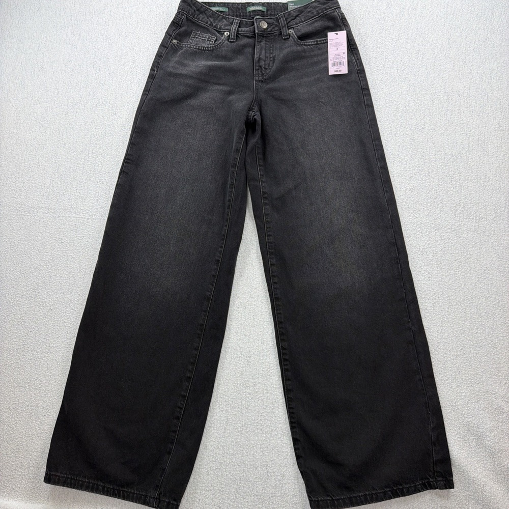 NEW Wild Fable Women's Low-Rise Baggy Jeans Black Size 0